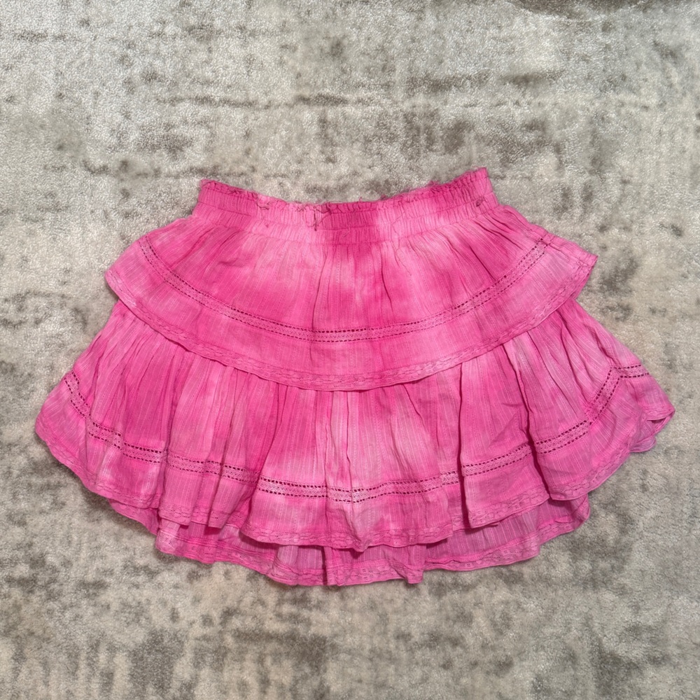 LoveShackFancy Ruffle Mini Skirt